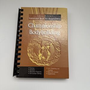 Chris Aceto's CHAMPIONSHIP BODYBUILDING Instruction Book.